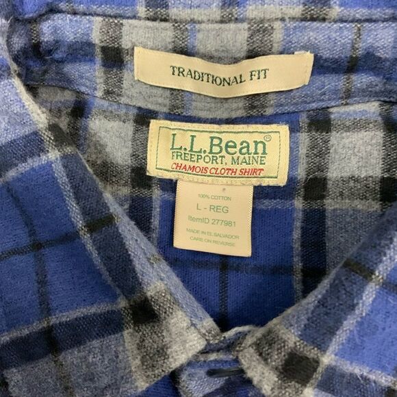 Men’s vintage L. L. Bean flannel shirt - Picture 4 of 4